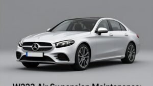 Схема устройства пневмоподвески Mercedes-Benz S-class W222 для качественного обслуживания в сервисе ДиБенз Запчасти