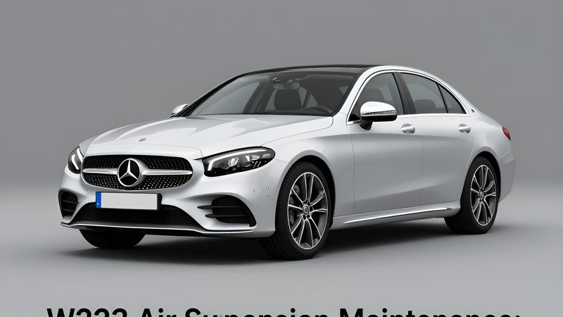 Схема устройства пневмоподвески Mercedes-Benz S-class W222 для качественного обслуживания в сервисе ДиБенз Запчасти